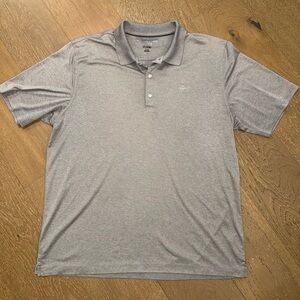 Greg Norman Collection Heather Gray Polo Shirt